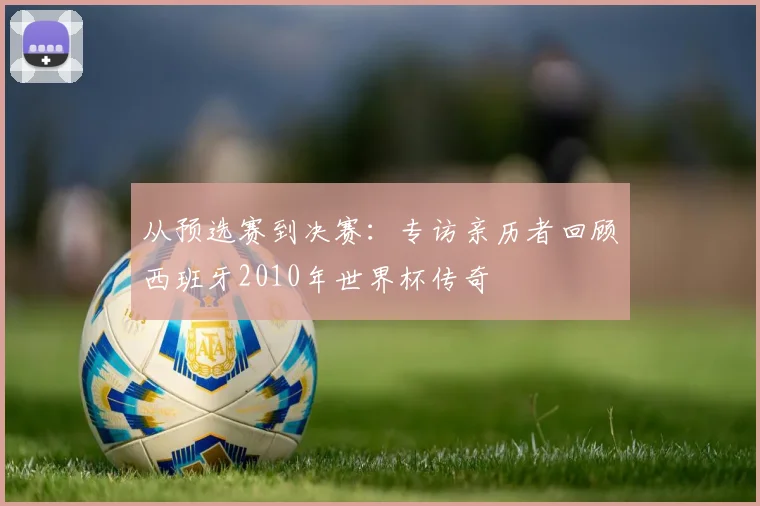 从预选赛到决赛：专访亲历者回顾西班牙2010年世界杯传奇